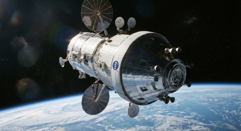 Spaceship belong to NASA Space Agency