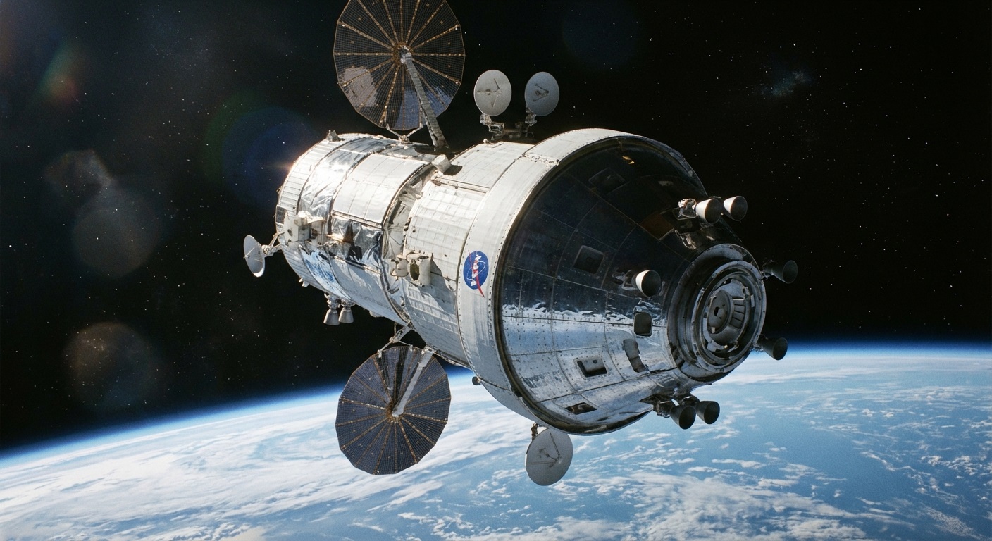 Spaceship belong to NASA Space Agency