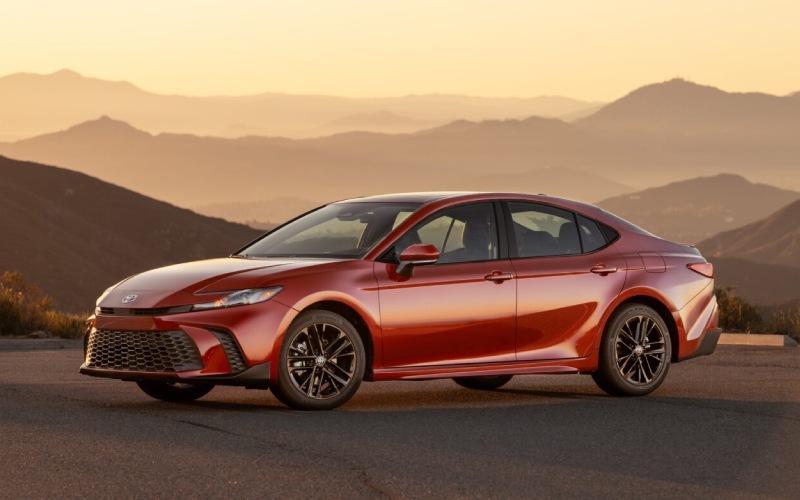 2026 Toyota Camry exterior red