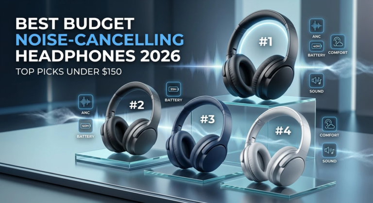 Best Noise-Cancelling Headphones Under $150 in 2026